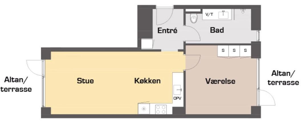 Great 1-Bed Wbalcony By Odense Harbour Apartment Bagian luar foto